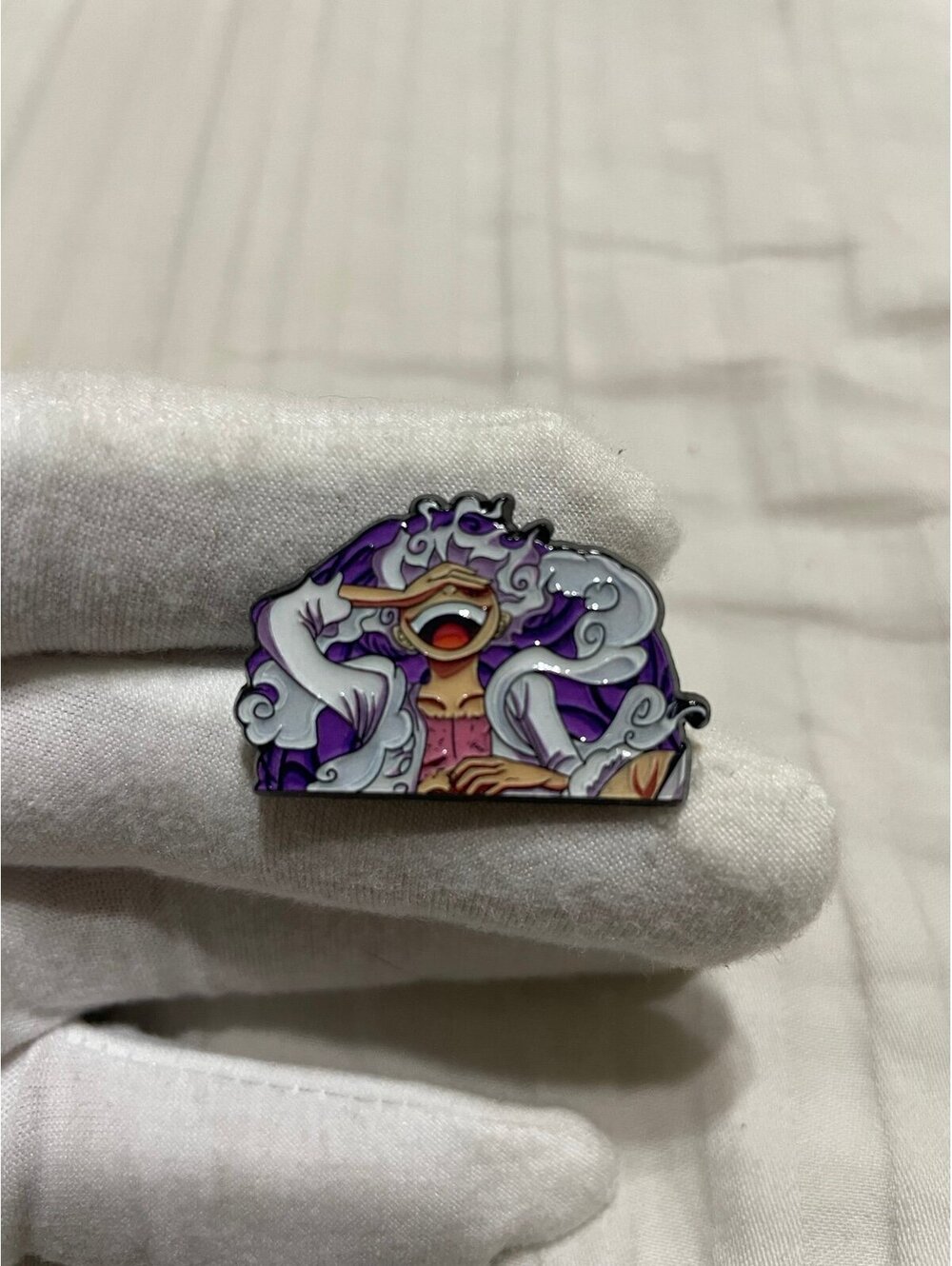 Luffy gear 5 enamel pin brooch anime cartoon cute